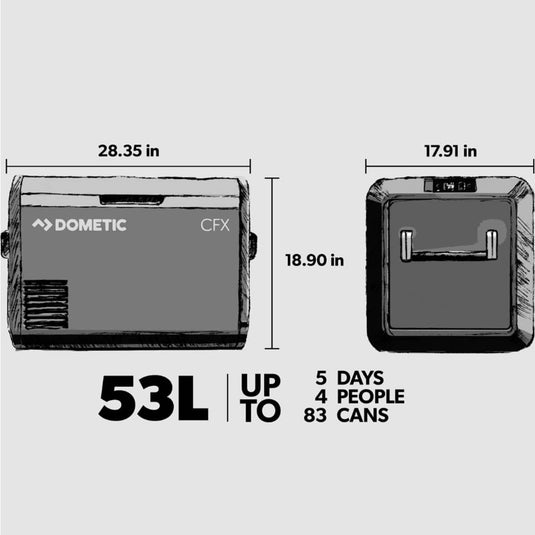 Dometic CFX3 55IM Powered Ice Maker Electric Cooler