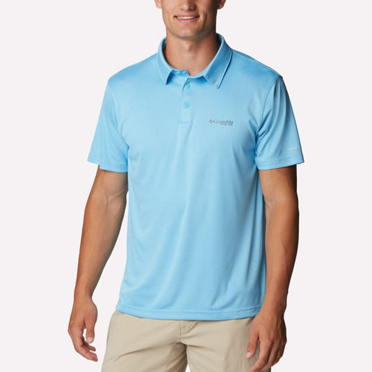 columbia fishing polo Columbia Men's Terminal Tackle Heather Polo – Campmor