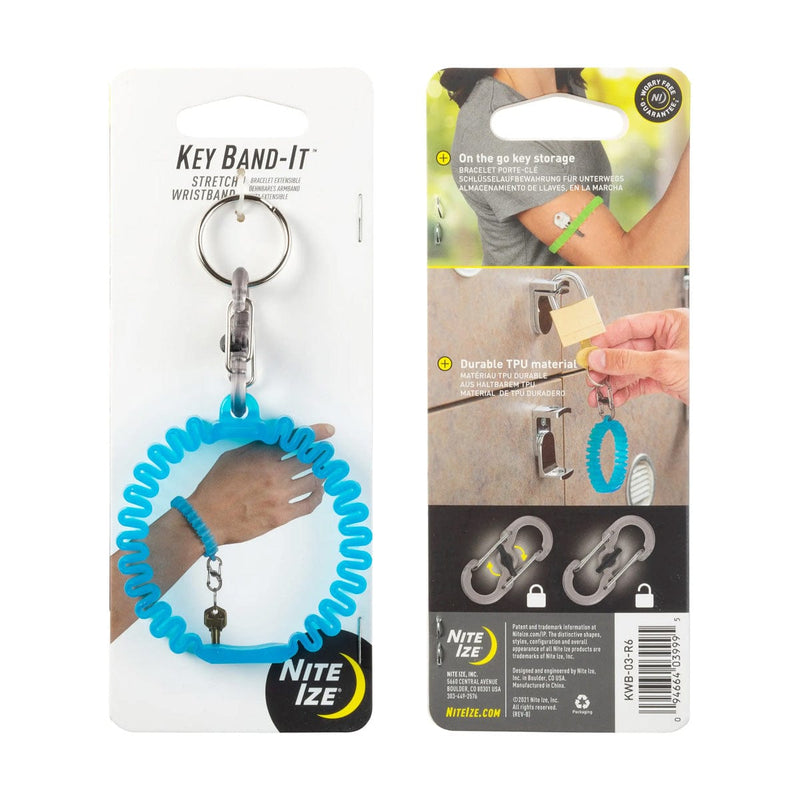 Load image into Gallery viewer, Nite Ize Key Band-It Stretch Wristband - Blue

