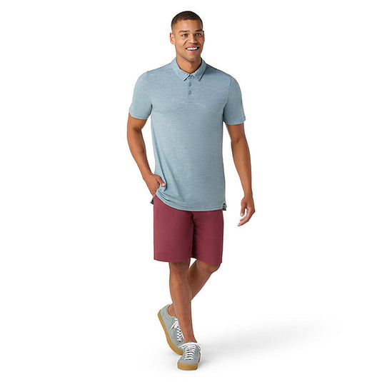 Smartwool Men's Merino Hemp Blend Short Sleeve Polo Shirt