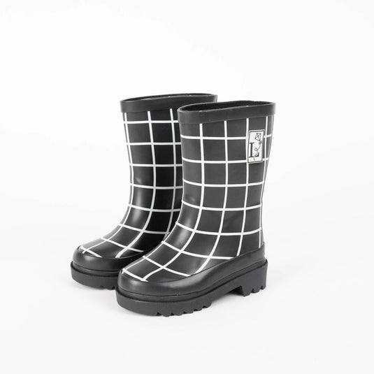 Trafalgar Black Rain Boot by London Littles