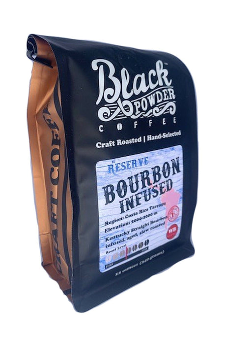 Bourbon Infused Coffee | Small Batch | Medium Roast by Black Powder Coffee