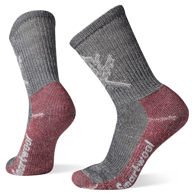 Load image into Gallery viewer, SmartWool Women&#39;s Classic Hike Light Cushion Leaf Pattern Crew Socks
