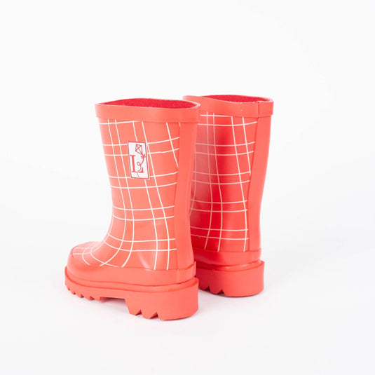 King's Cross Red Rain Boot by London Littles