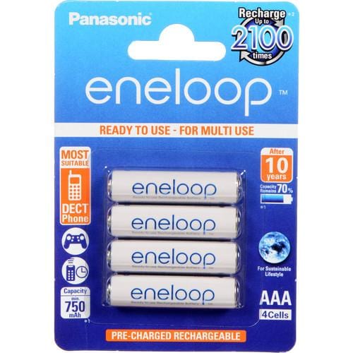 Eneloop AAA 4-pack Rechargeable