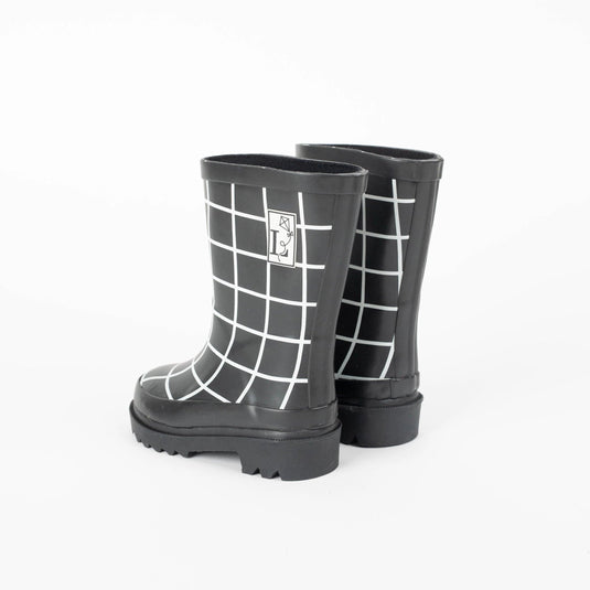 Trafalgar Black Rain Boot by London Littles