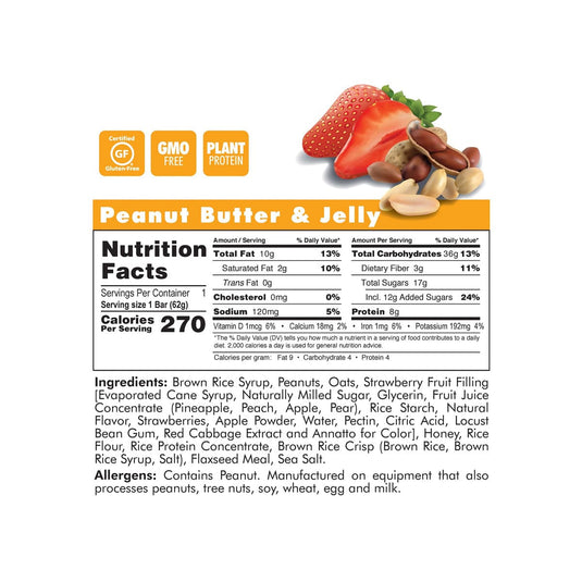 Bonk Breaker Energy Peanut Butter and Jelly Bar