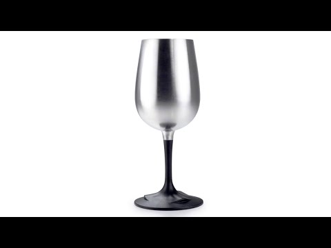 Load and play video in Gallery viewer, GSI Outdoors Stainless Steel Nesting Wine Goblet
