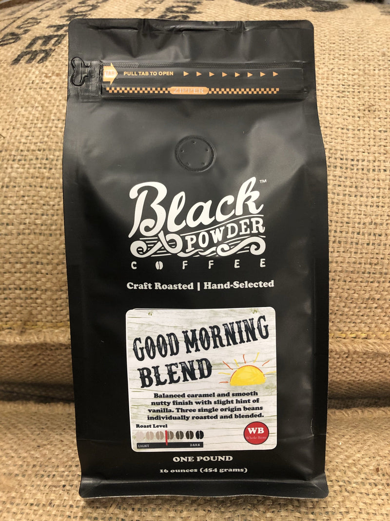 Load image into Gallery viewer, Good Morning Blend Coffee | Medium Roast by Black Powder Coffee
