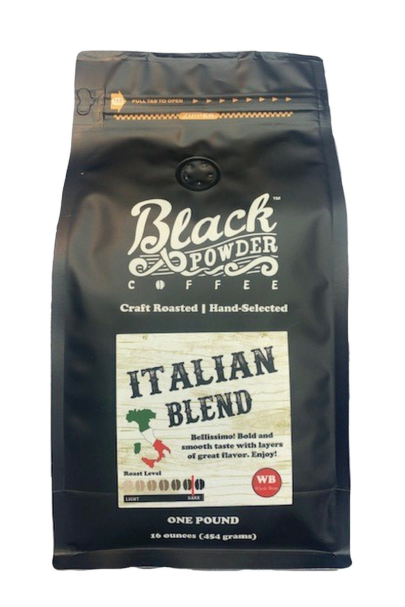 Load image into Gallery viewer, Italian Blend | Dark Roast Coffee by Black Powder Coffee
