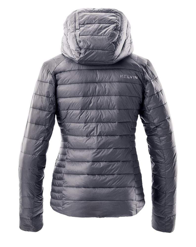 Load image into Gallery viewer, Aura Women&#39;s Heated Jacket | Graphite Grey by Kelvin Coats
