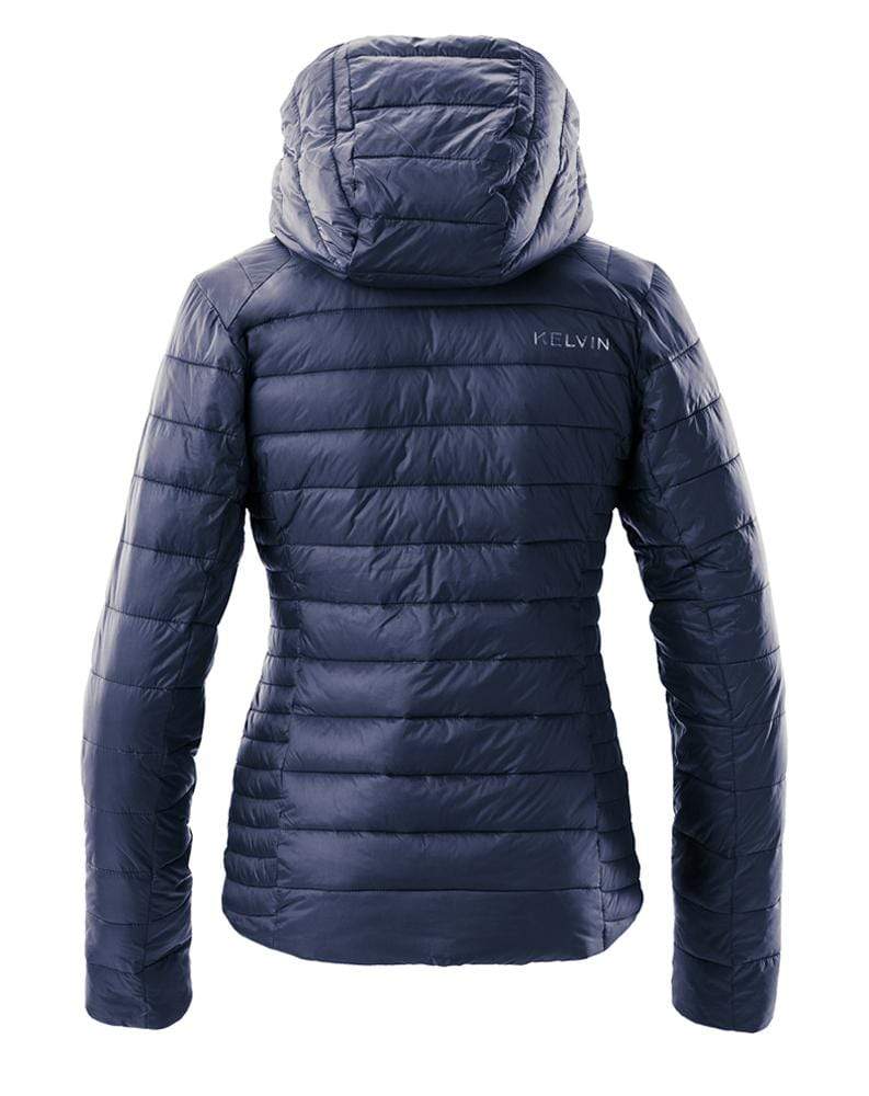 Load image into Gallery viewer, Aura Women&#39;s Heated Jacket | Space Blue by Kelvin Coats
