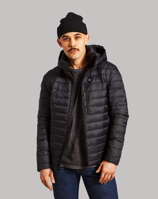 Phantom Men's Heated Jacket | Jet Black by Kelvin Coats