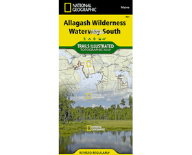 National Geographic Trails Illustrated Allagash Wilderness Waterway South