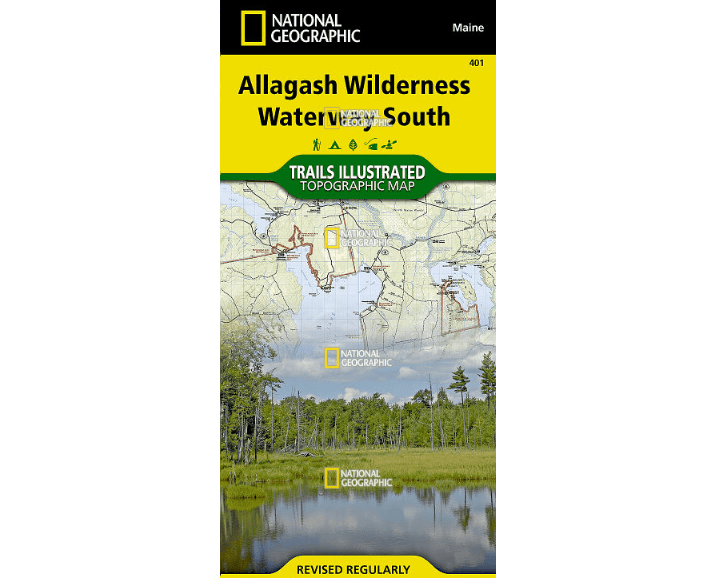 Load image into Gallery viewer, National Geographic Trails Illustrated Allagash Wilderness Waterway South
