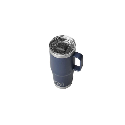  YETI Rambler 20 oz Travel Mug, Stainless Steel, Vacuum  Insulated with Stronghold Lid, Navy : Home & Kitchen