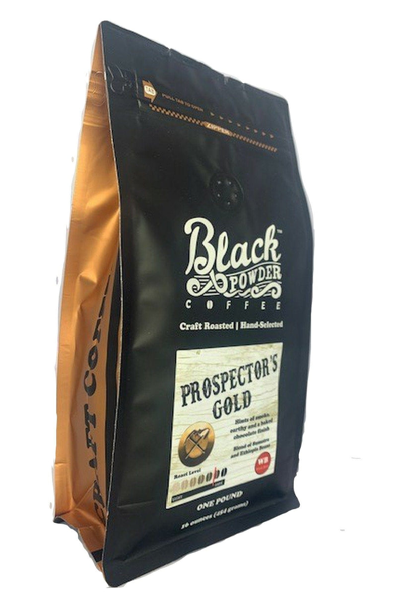 Load image into Gallery viewer, Prospector&#39;s Gold Blend Coffee by Black Powder Coffee
