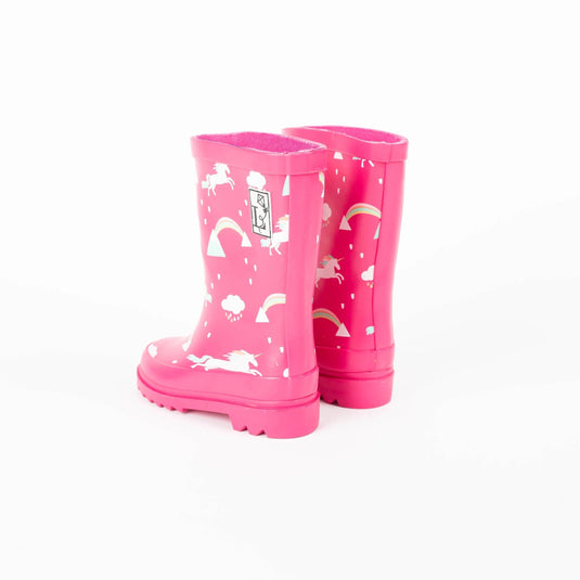 Factory Seconds - Unicorn Pink Rain Boot by London Littles